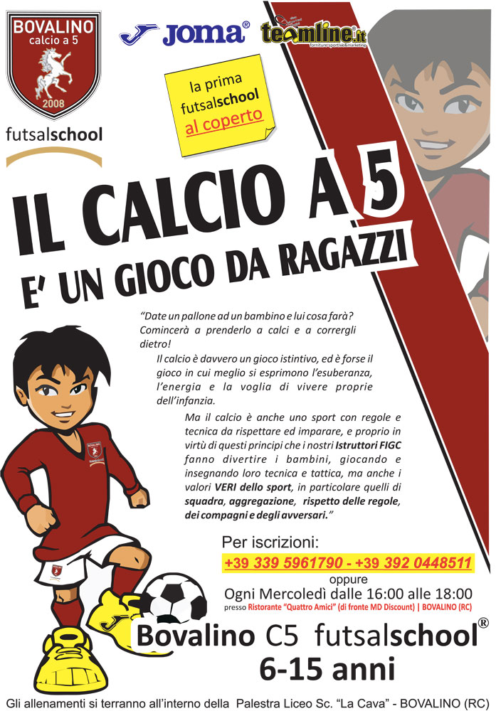 locandina futsal school