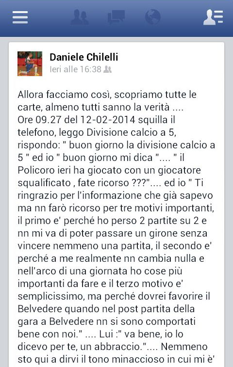 Chilelli Facebook