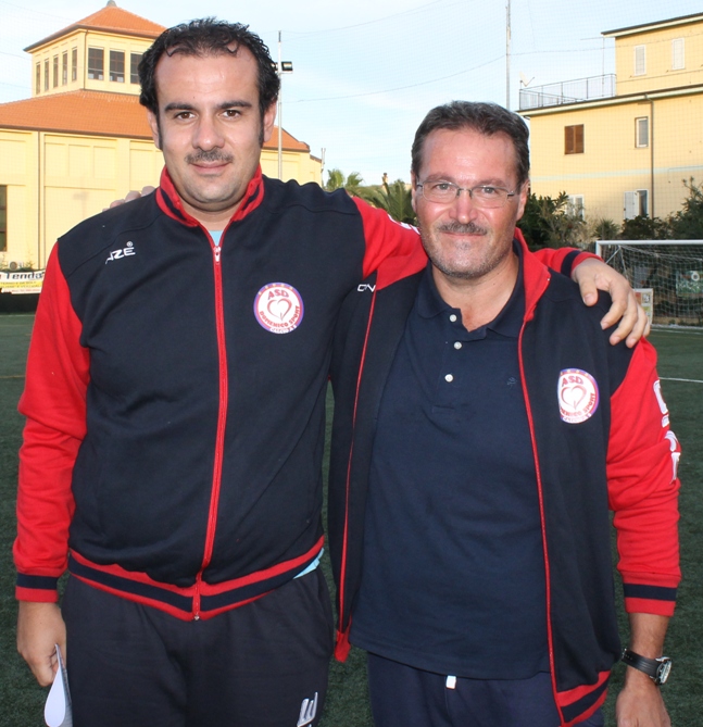 Sgroi e Carbone presidente Domenico sport