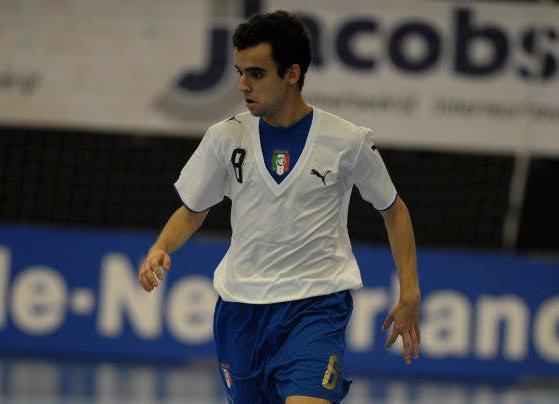 Felipe Benassi Arterio in maglia azzurra