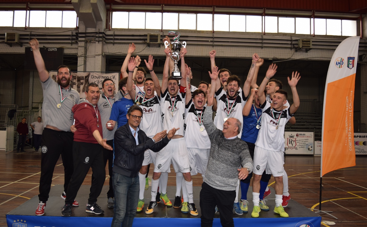 Il Cataforio campione regionale, che sarà premiato domenica durante NOI DEL CALCIO A 5