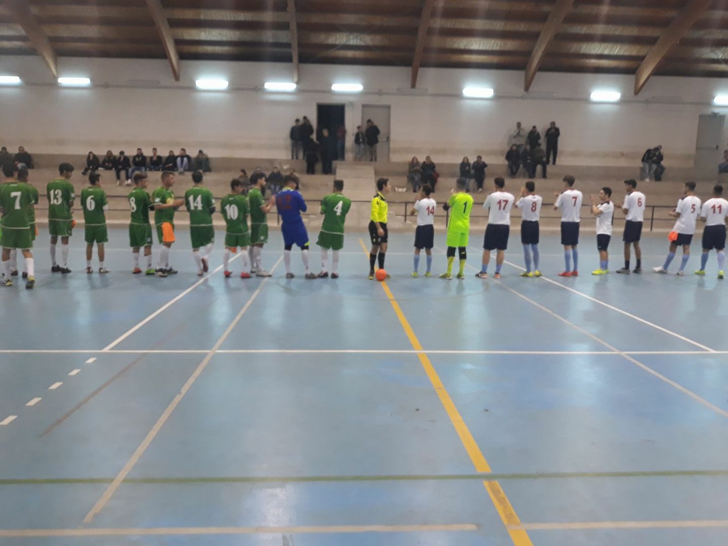 Casolese e Città Di Cosenza schierate