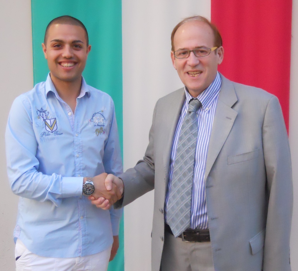 Il presidente Reda e il dg Barbarossa
