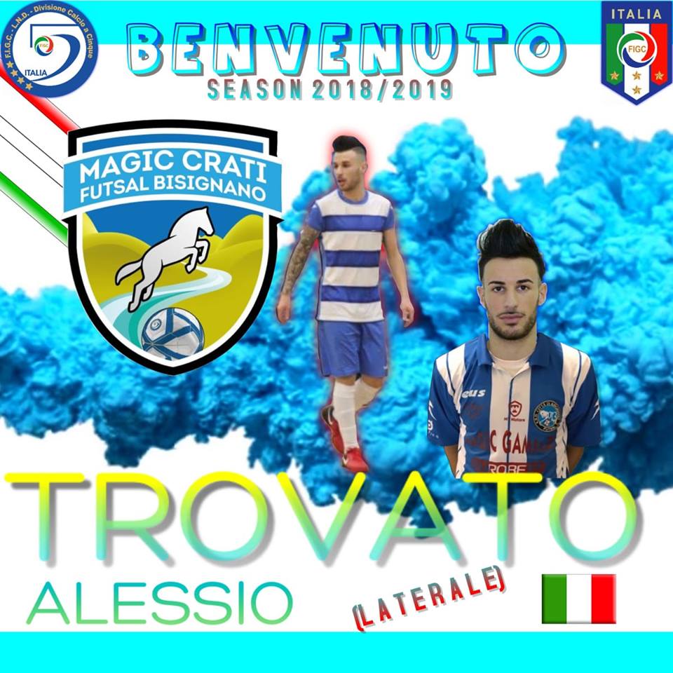 Il benvenuto del Bisignano ad Alessio Trovato