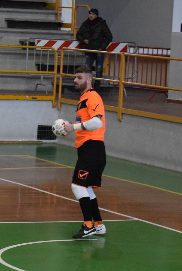 Antonio Loprieno, portiere dell'Enotria Five Soccer