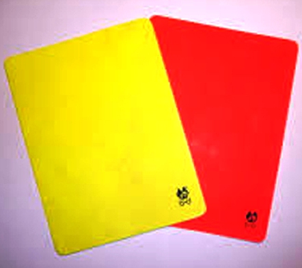 Cartellini rosso giallo