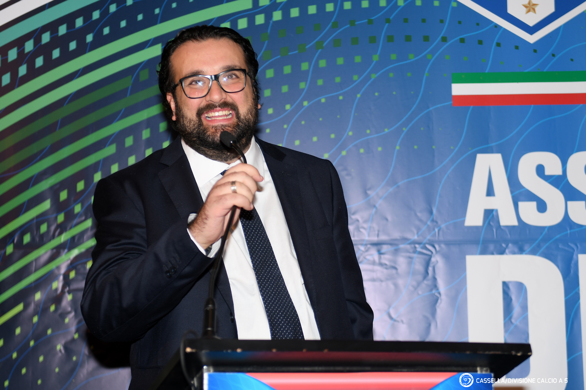 Il Presidente della Divisione Calcio a cinque Andrea Montemurro