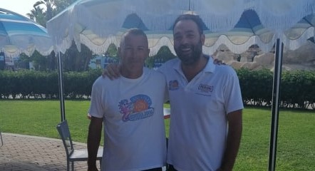 Il presidente del Mirto Salvino e Carmine Russo