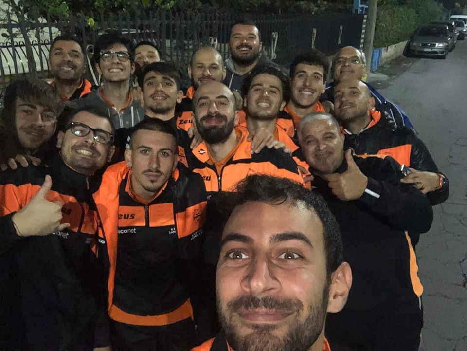 Selfie vittoria Ecosistem Lamezia Soccer